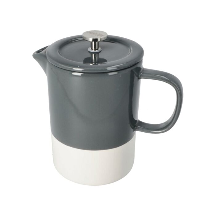 LA CAFETIERE BARCELONA COOL GREY CERAMIC 850ML CAFETIÈRE, GIFT BOXED